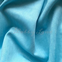Замша двусторонняя, цвет голубой - фото 10636