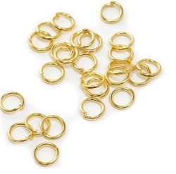 Кольцо соединительное розовое золото, 8 мм - фото 10877