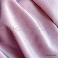 Бархатная ткань цвет Нежно-розовый - фото 11060