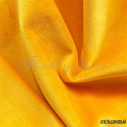 Бархатная ткань, цвет апельсин - фото 11069