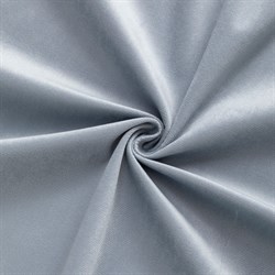 Бархатная ткань стрейч, цвет дымчато-голубой - фото 12400