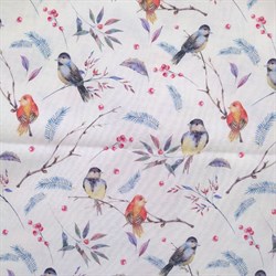 Ткань для рукоделия Птички зимой - фото 12578