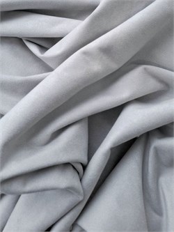 Замша двусторонняя, цвет светло-серый ZD108