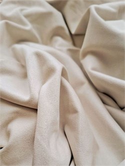 Замша двусторонняя, цвет светло-бежевый ZD118