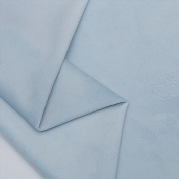 Бархатная ткань, цвет светло-голубой - фото 4857