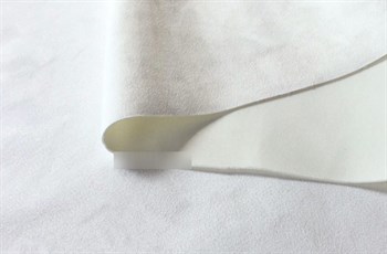 Искусственная замша односторонняя, цвет молочно-белый, арт. izh002911 - фото 4933