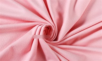 Искусственная замша двусторонняя тонкая, цвет детский розовый, арт.IZH00519 - фото 4946