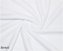 Велюр хлопковый, цвет Белый, арт. 5374 - фото 5607