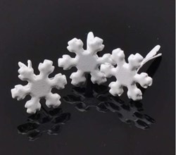 Брадсы для скрапбукинга Белые снежинки, арт. izh00084 - фото 5634