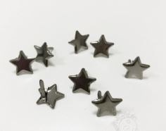 Брадсы для скрапбукинга, Звезда, цвет темное серебро, арт. izh00088 - фото 5638