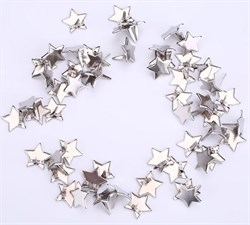 Брадсы для скрапбукинга, Звезда, цвет серебро, арт. izh00089 - фото 5639