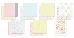 Набор бумаги для скрапбукинга Лапочка-дочка, арт. PSRF160702 - фото 5699