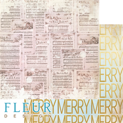 Лист двусторонней бумаги для скрапбукинга Веселые ноты, коллекция Волшебный лес, FD1005901 - фото 6528