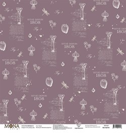 Односторонний лист Порей , коллекция Винтажные рецепты, MD92518 - фото 6542
