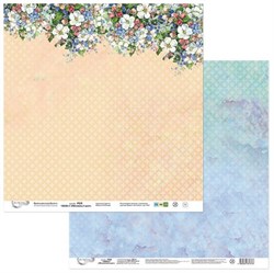 Бумага для скрапбукинга двухсторонняя Яблоневый цвет, арт. PSR1902023 - фото 6873