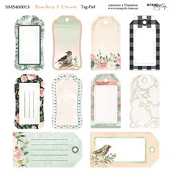 Бумага для скрапбукинга двусторонняя Tag-Pad, коллекция Peaches & Cream, арт. SM5400013 - фото 6939