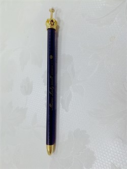 Ручка гелевая с короной - фото 7363