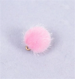 Подвеска Пушистый шар, цвет нежно-розовый, арт. IZH00537 - фото 7638