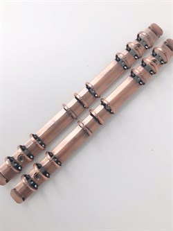 Кольцевой механизм А4 Медный, 9 колец диаметром 2 см - фото 7851