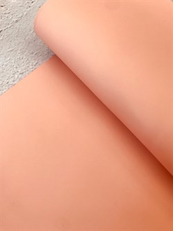 Переплетный кожзам зефирно-персиковый матовый Vivella - фото 7915