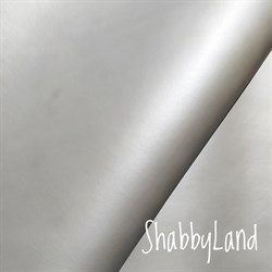 Переплетный кожзам матовый серебро Vivella арт.5882 - фото 8012