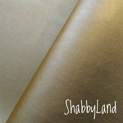 Переплетный кожзам золотой с текстурой   Nebraska арт.5894 - фото 8024