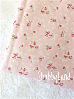 Ткань Маленькие Розовые цветочки на розовом, 40*50 см - фото 8119