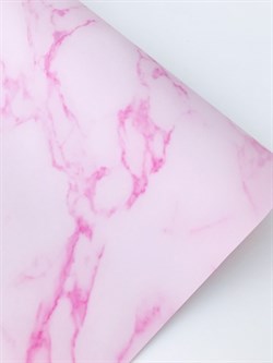Переплетный кожзам Мрамор розовый - фото 8336