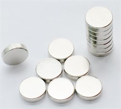 Магниты неодимовые круглые в комплекте, 12*1 мм, арт.MN512 - фото 9220