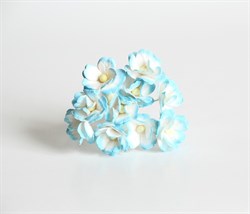 Цветочки вишни с белым, 1,5 см, 5 шт - фото 9630