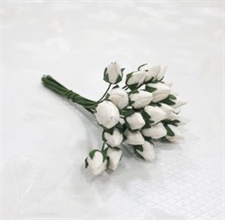 Бутон розы закрытый, 8 мм, 5 шт, цвета в ассортименте - фото 9692