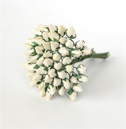 Бутон розы закрытый, 8 мм, 5 шт, цвета в ассортименте - фото 9693