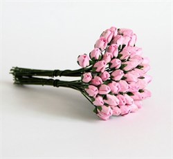 Бутон розы закрытый, 8 мм, 5 шт, цвета в ассортименте - фото 9694