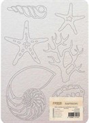 Чипборд для скрапбукинга Наутилус (На дне), арт. naut40001