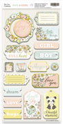 Набор чипборда коллекция Boy or Girl, арт. SM5500019ENG SM5500019ENG