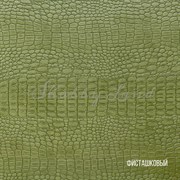 Переплетный кожзам рисунок Крокодил оливковый,арт.5053