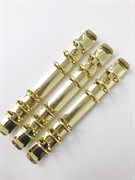 Кольцевой механизм А6 Золотой, 6 колец диаметром 2,5 см