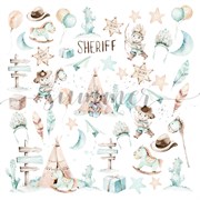 Лист для вырезания Little sheriff, арт.SS03052020-6 SS03052020-6