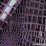 Кожзам №14 Рептилия глянец фиолетовый