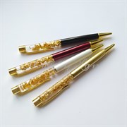 Ручки с золотой фольгой