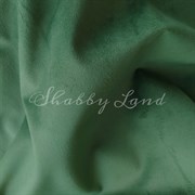 Бархатная ткань, цвет зеленый