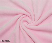 Велюр хлопковый, цвет Розовый, арт. 5363