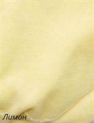 Велюр хлопковый, цвет Лимонный, арт. 5372