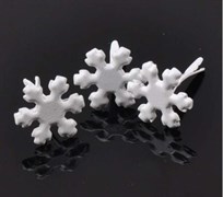 Брадсы для скрапбукинга Белые снежинки, арт. izh00084