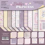 Набор двусторонней бумаги для скрапбукинга Daddy's Princess, арт. SM4000011