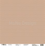 Лист бумаги для скрапбукинга Фундук, коллекция Осенняя история, арт. MD891489