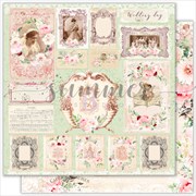 Двустронняя бумага для скрапбукинга Wedding cards, арт.SS201220195 SS201220195