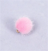 Подвеска Пушистый шар, цвет нежно-розовый, арт. IZH00537