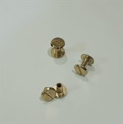 Набор крепежей для кольцевого механизма, 2шт, цвет золото, арт. IZH00415