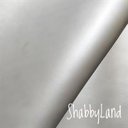 Переплетный кожзам матовый серебро Vivella арт.5882